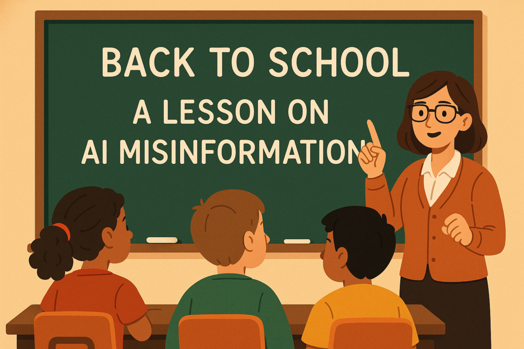 Lesson AI misinformation