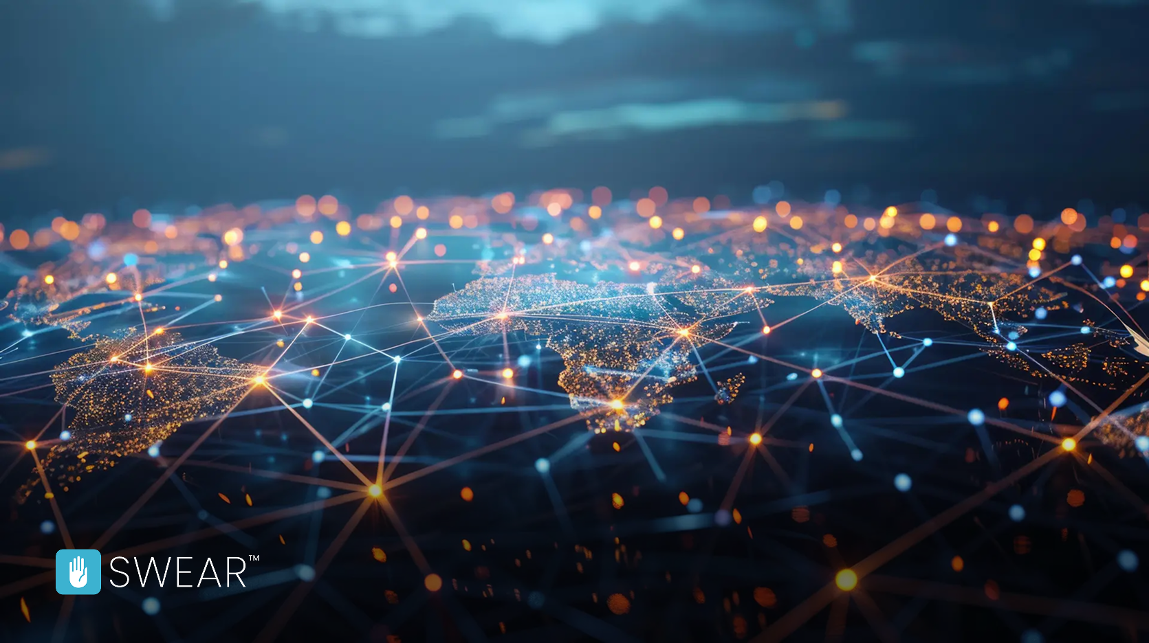 World with connected lights