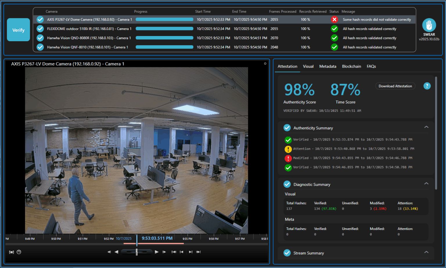 SWEAR Enterprise screen shot
