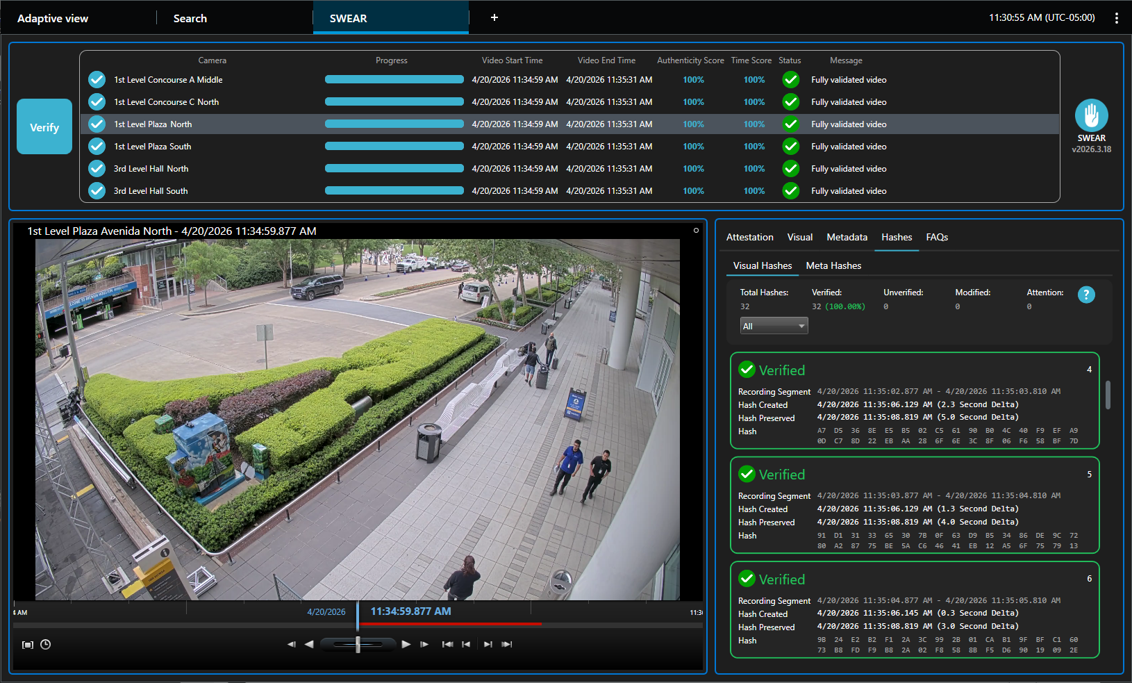 Security interface